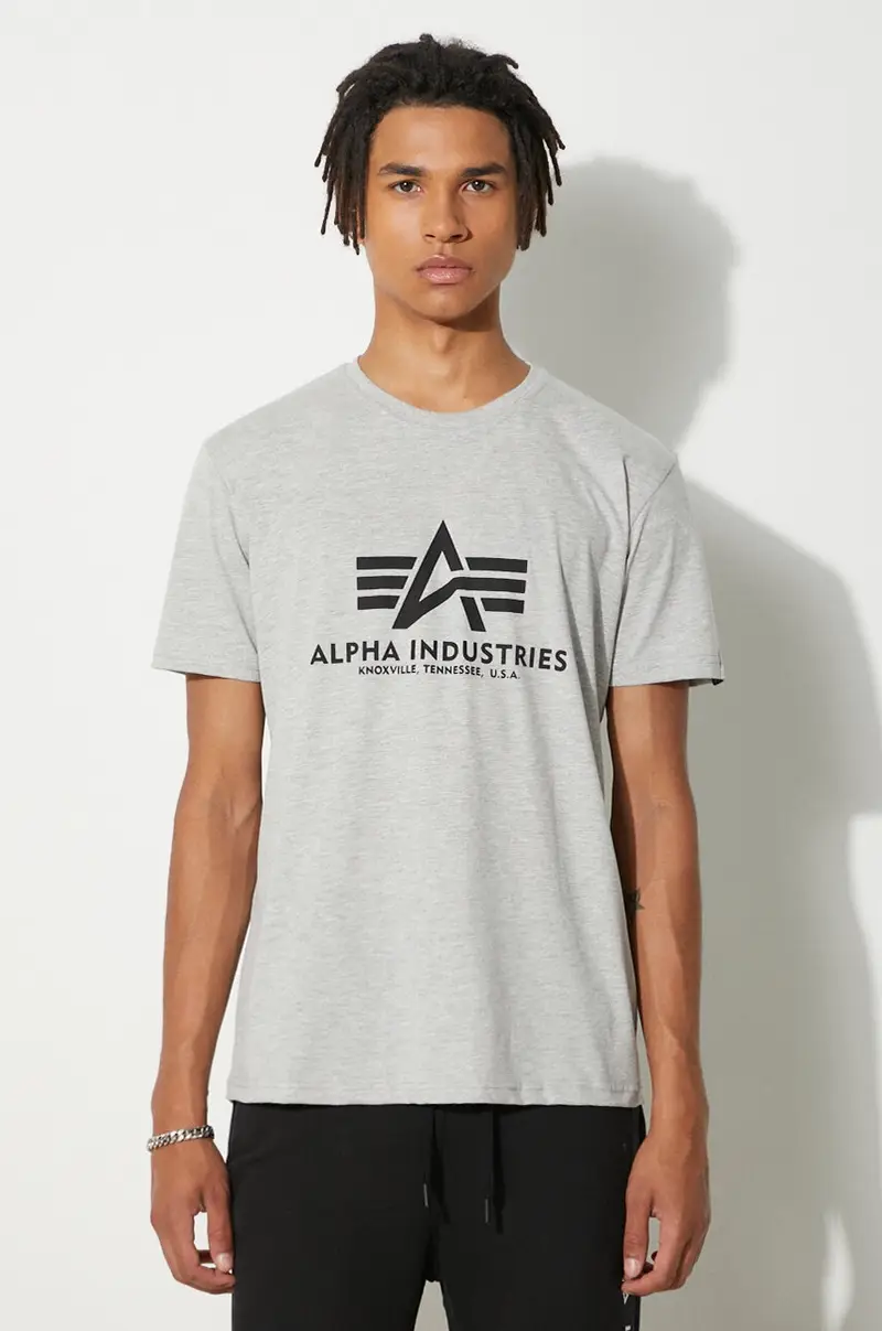 Alpha Industries T-shirt Grigio 2248786