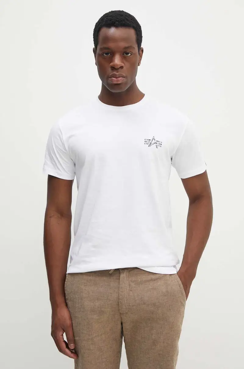 Alpha Industries T-shirt Bianco 3966496 miniatura 3