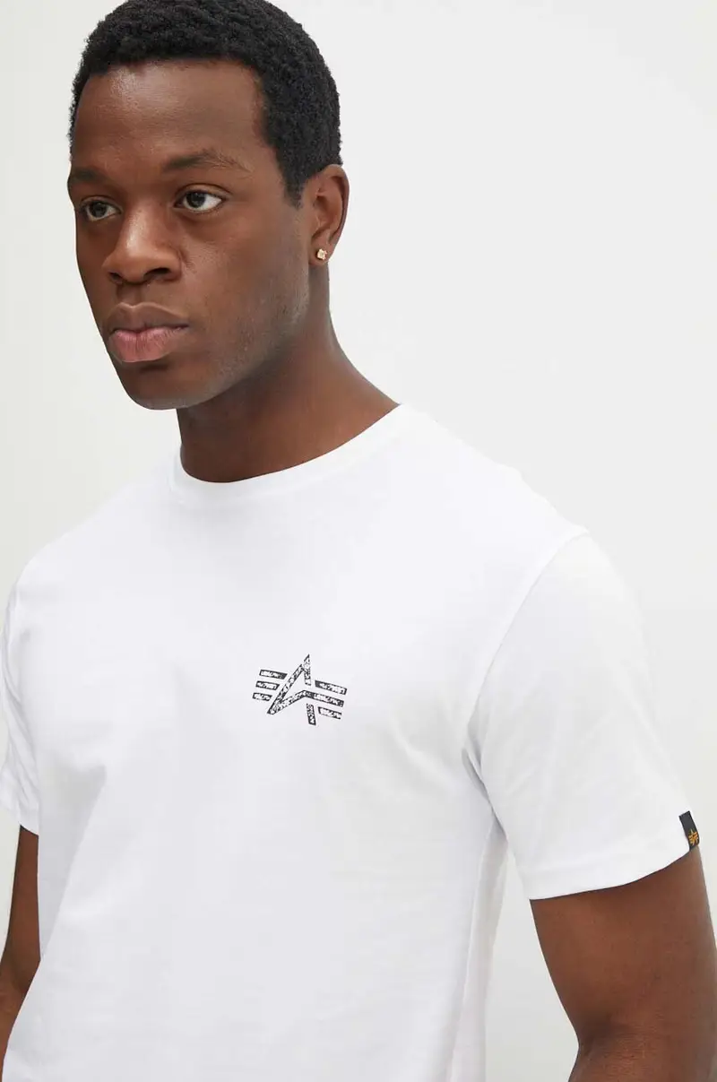 Alpha Industries T-shirt Bianco 3966496 miniatura 4