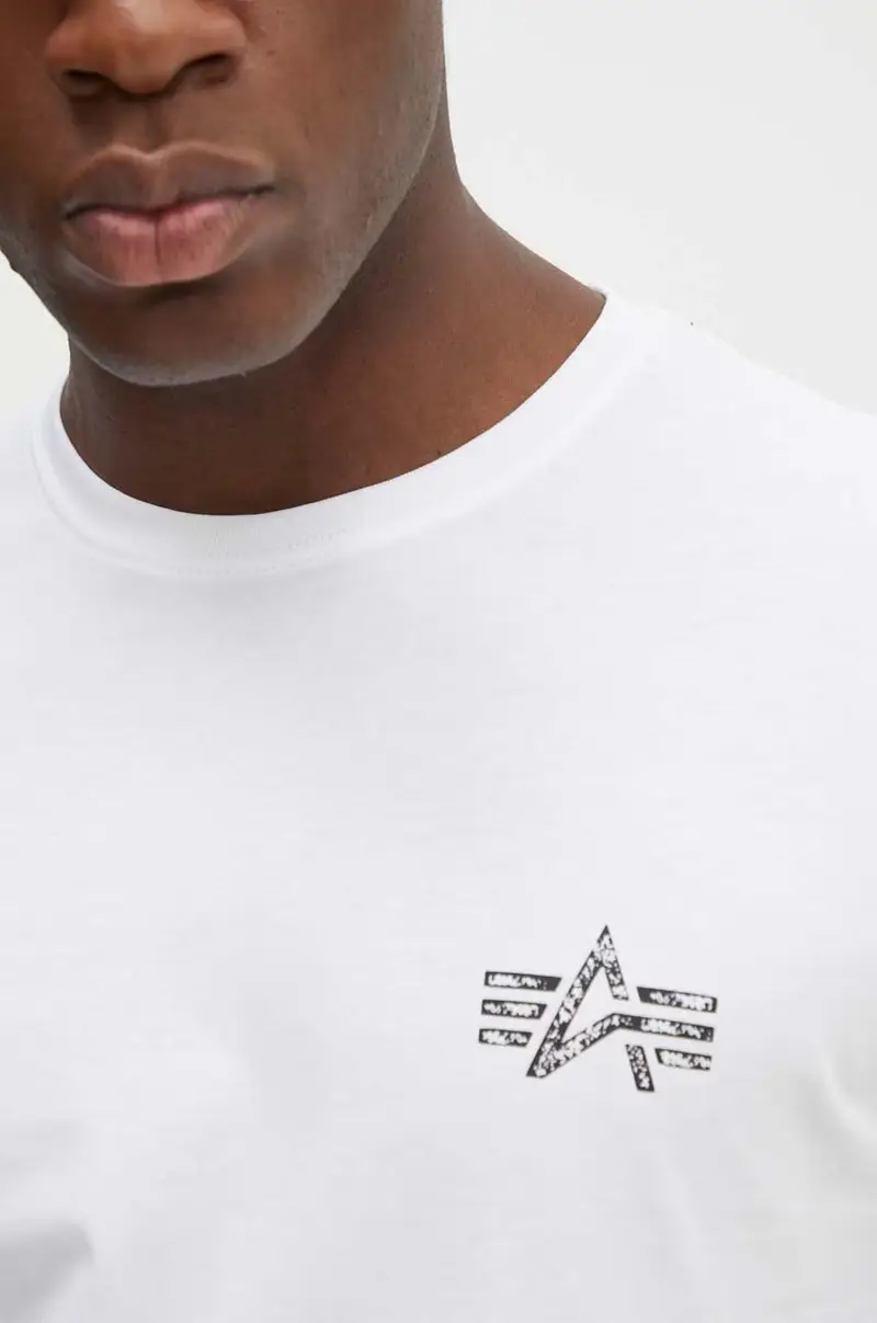 Alpha Industries T-shirt Bianco 3966496 miniatura 5