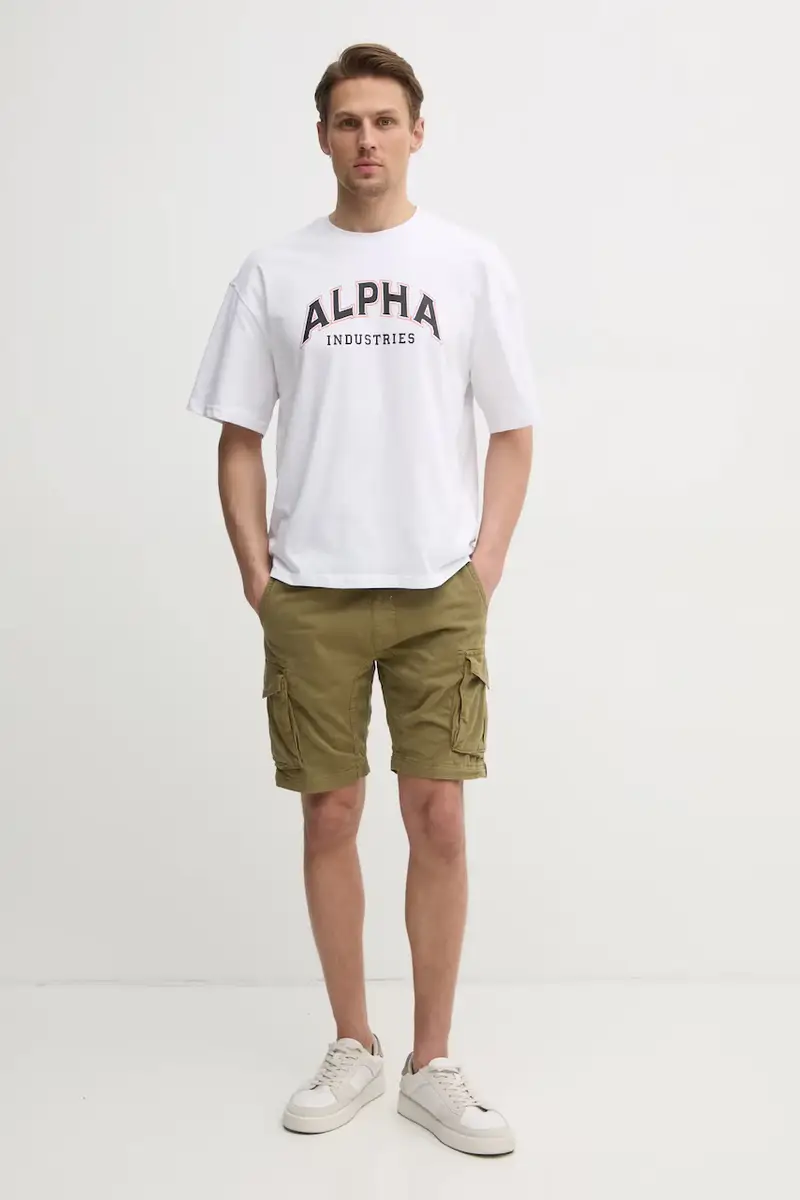 Alpha Industries T-shirt Uomo Bianco 2808702 miniatura 2