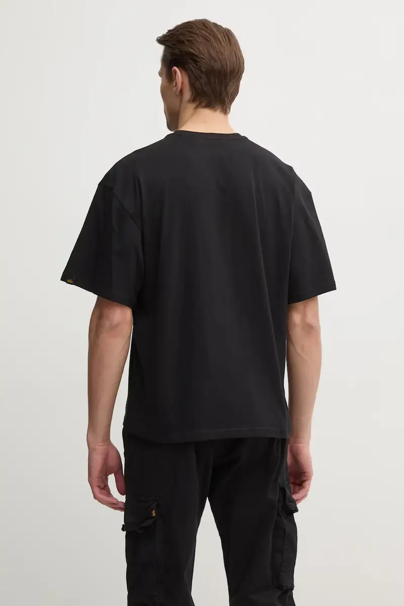Alpha Industries T-shirt Uomo Nero 2809734 miniatura 3