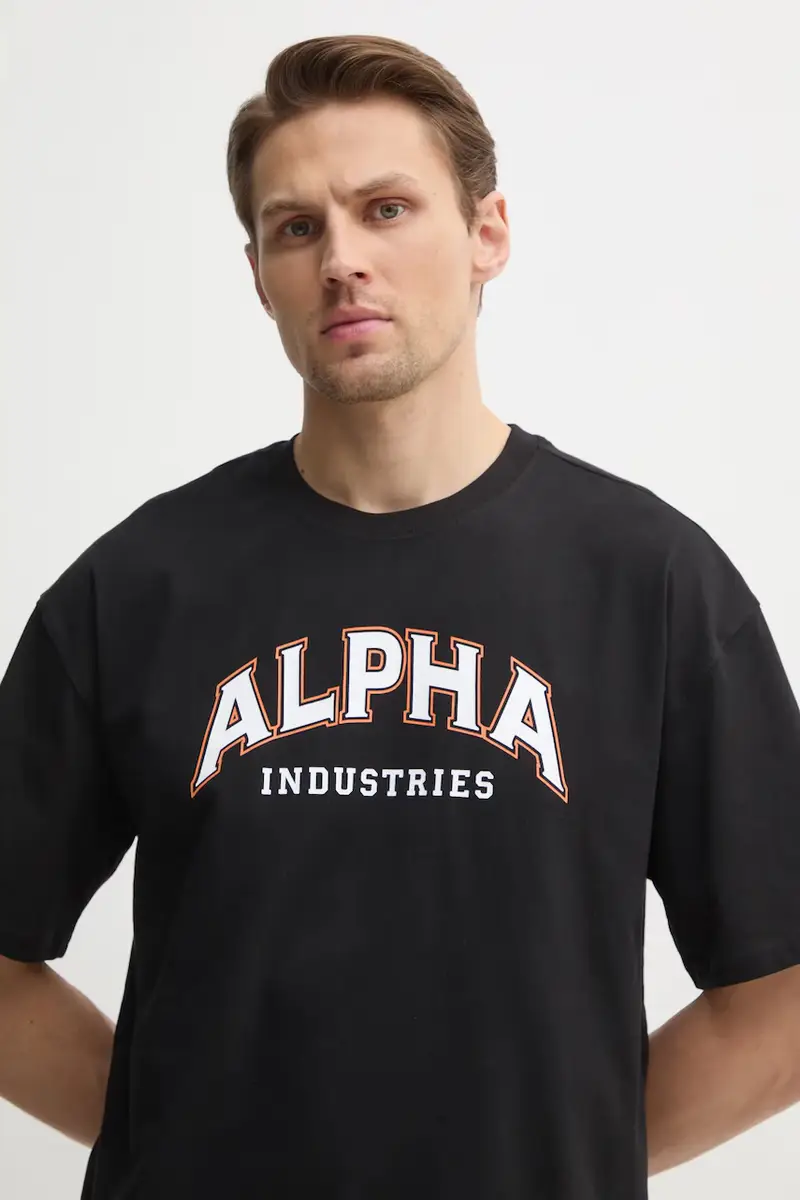 Alpha Industries T-shirt Uomo Nero 2809734