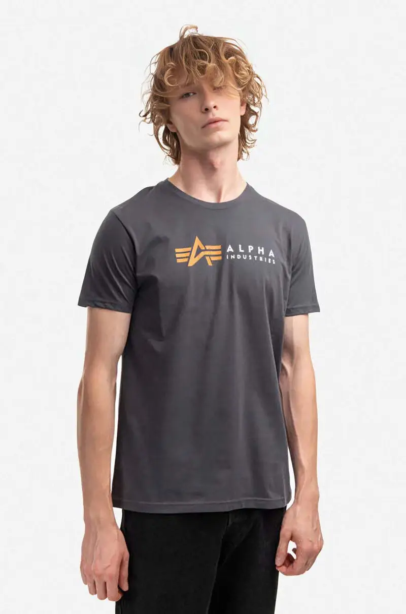 Alpha Industries T-shirt Grigio 2722462