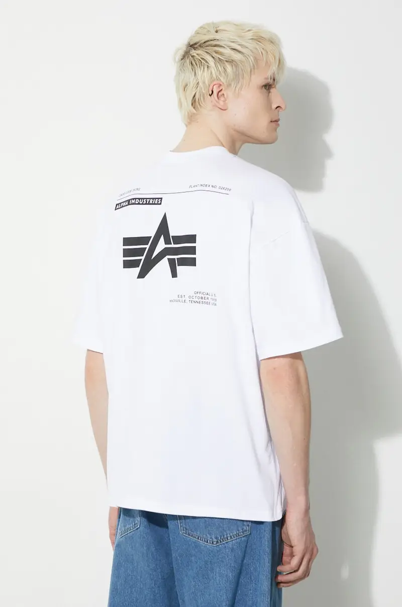 Alpha Industries T-shirt Uomo Bianco 2243712