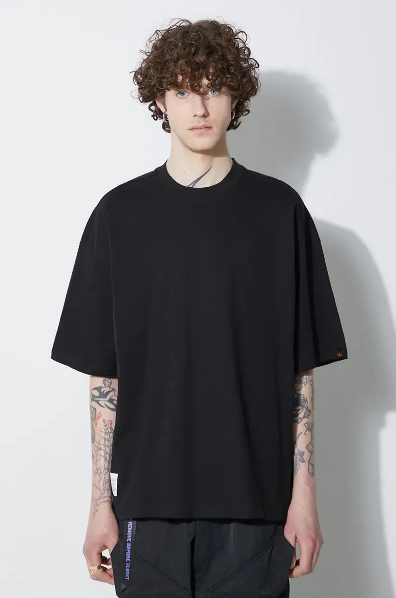 Alpha Industries T-shirt Uomo Nero 2253312