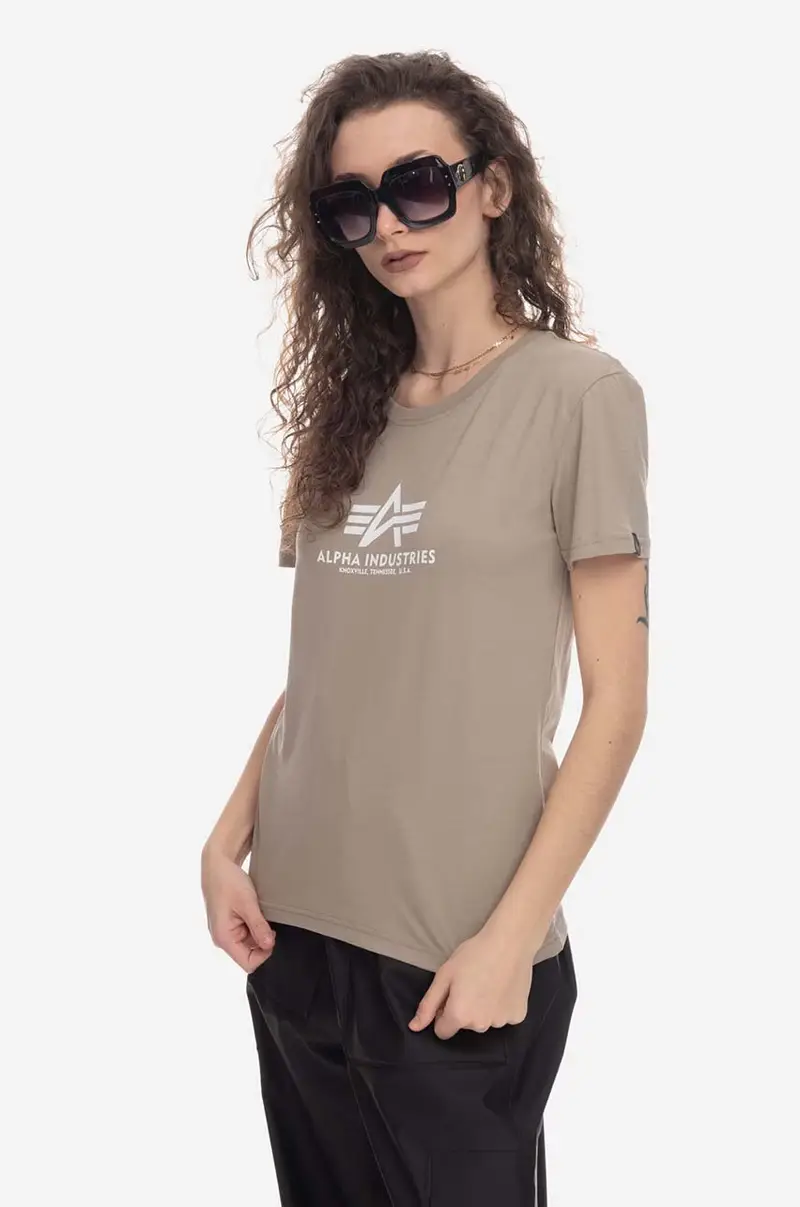Alpha Industries T-shirt Beige 2722390 miniatura 3