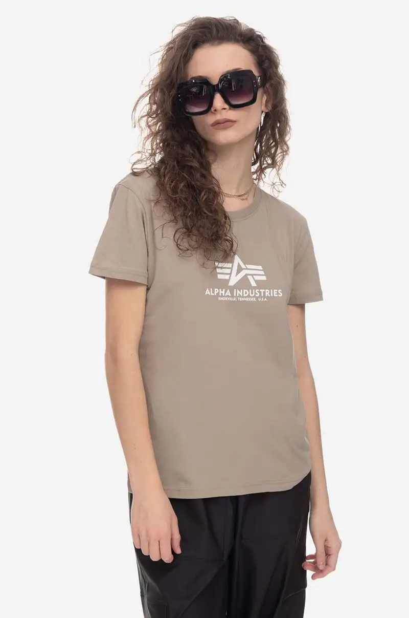 Alpha Industries T-shirt Beige 2722390