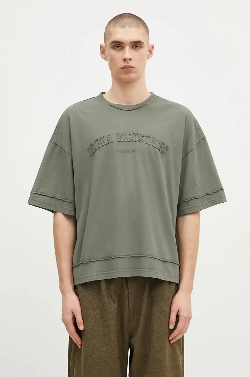 Alpha Industries T-shirt Uomo Verde 2260823