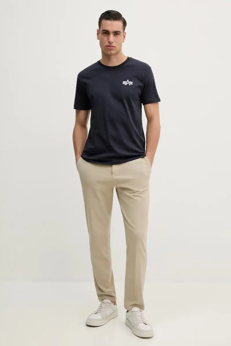 Alpha Industries T-shirt Uomo Blu 3944082 miniatura 2