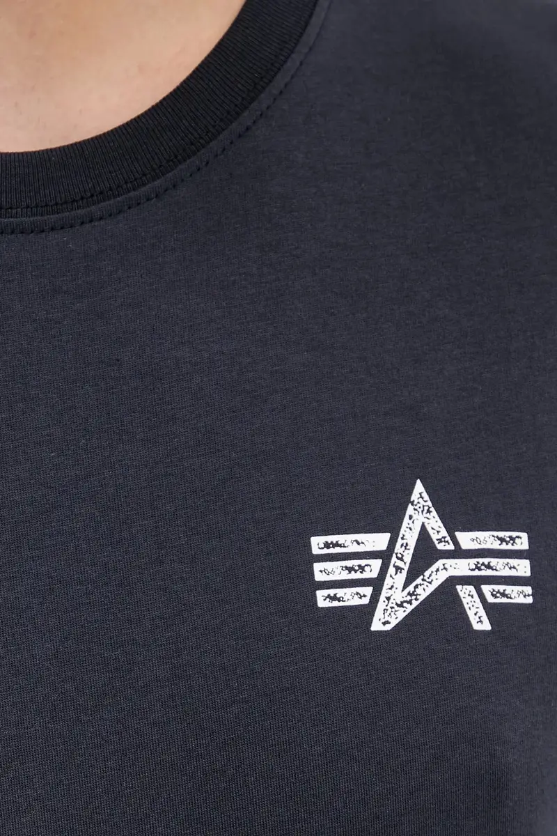 Alpha Industries T-shirt Uomo Blu 3944082 miniatura 5
