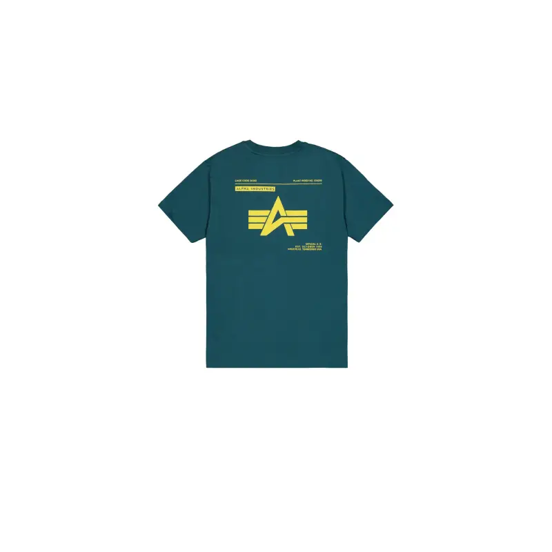 T-shirt stampato sulla schiena Alpha Industries Label