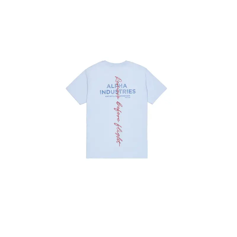 T-shirt stampato sulla schiena Alpha Industries Signature