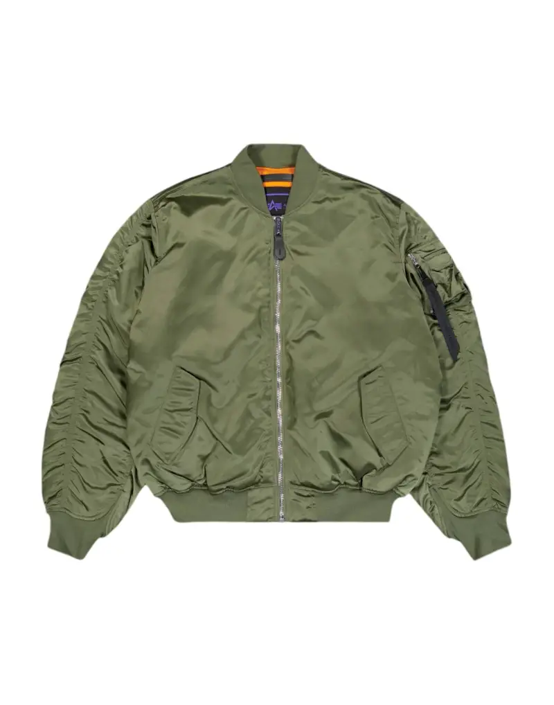 Alpha Industries Premium Ultra Violet MA-1 UV Giacca Bomber invernale - Sage green M