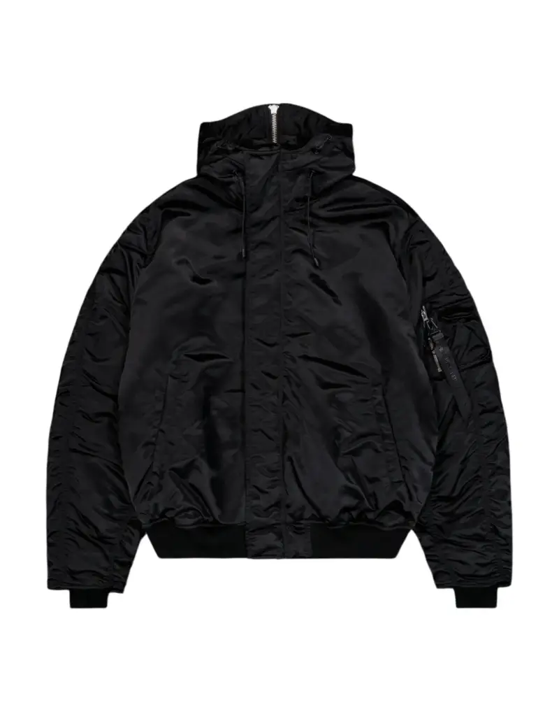 Alpha Industries Premium Ultra Violet N-2B UV Giacca Bomber invernale con cappuccio - Black S