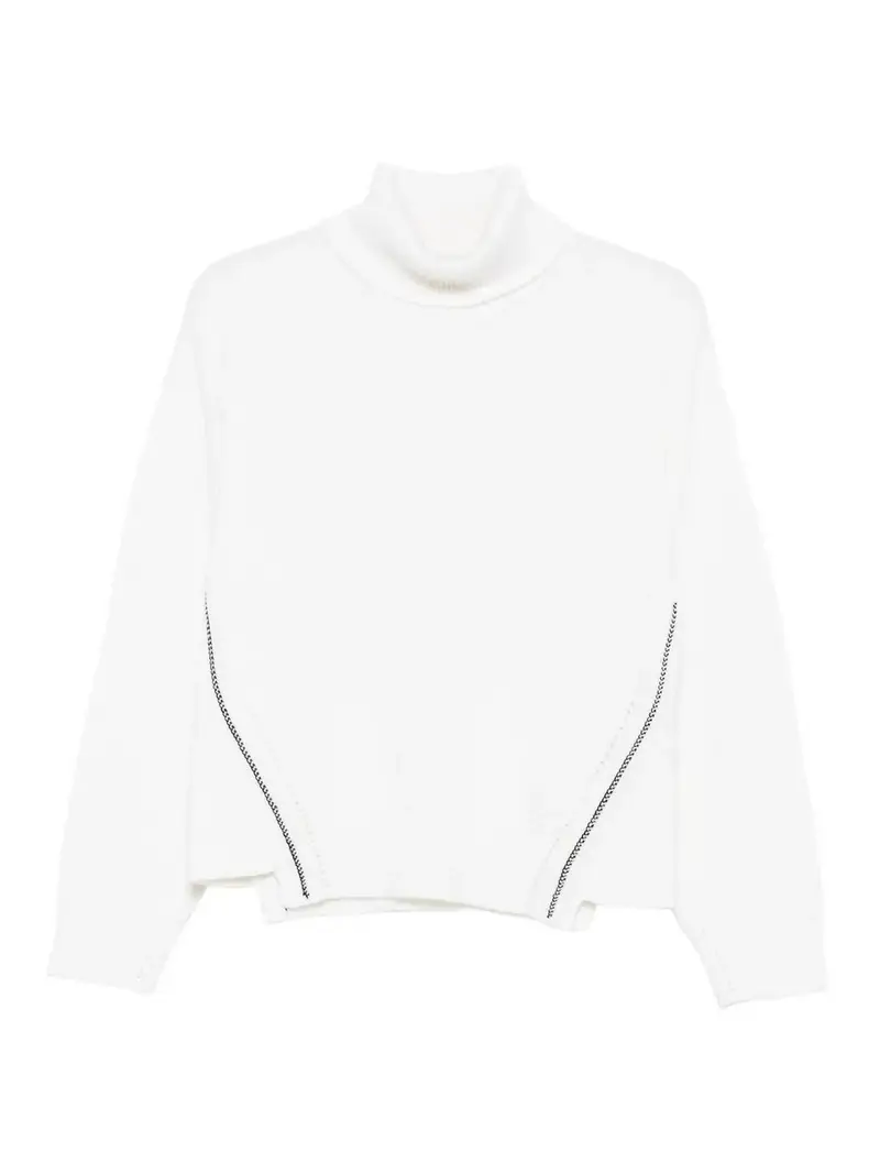 Colletto a collo alto Bianco