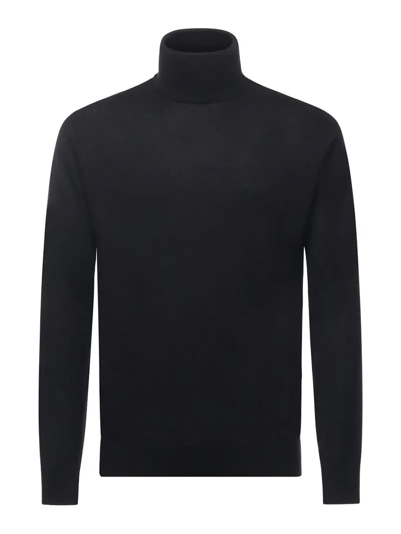 Maglia da ciclismo a collo alto Nero