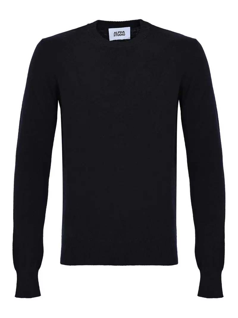 Maglia Girocollo Regular Blu