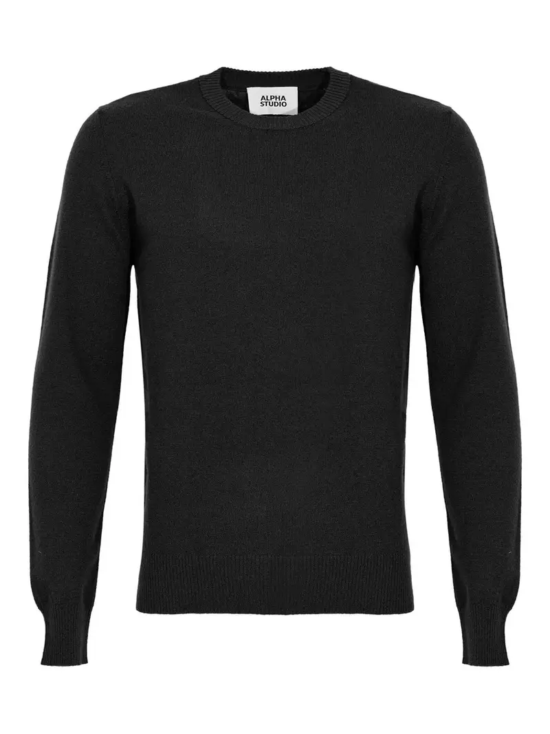 Maglia Girocollo Slim Nero