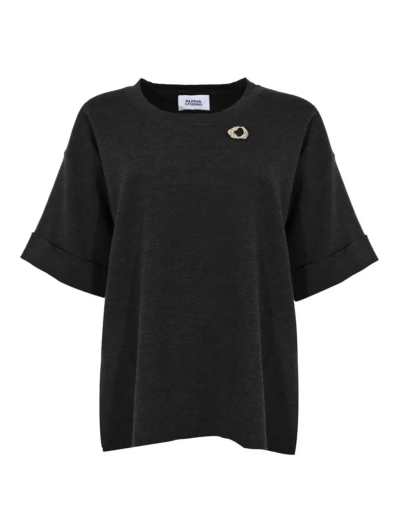 T-Shirt Grigio Scuro