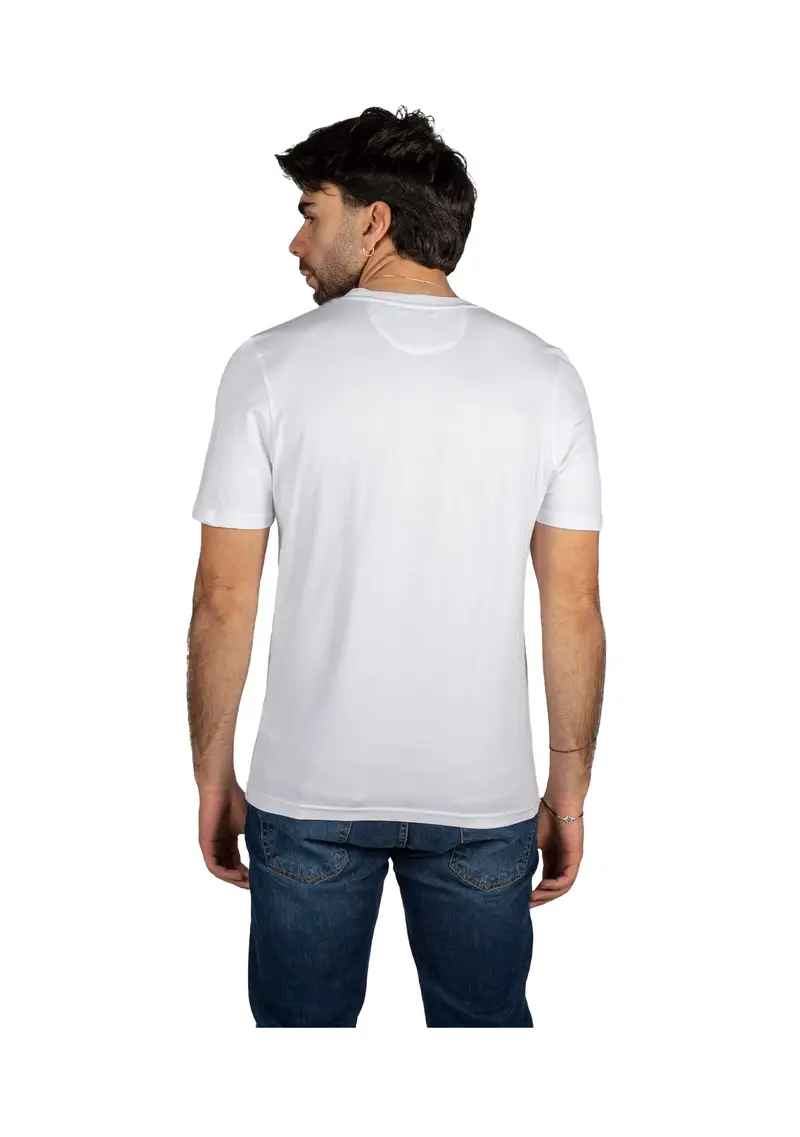 Alpha Studio T-shirt Uomo Bianco 925646 miniatura 3