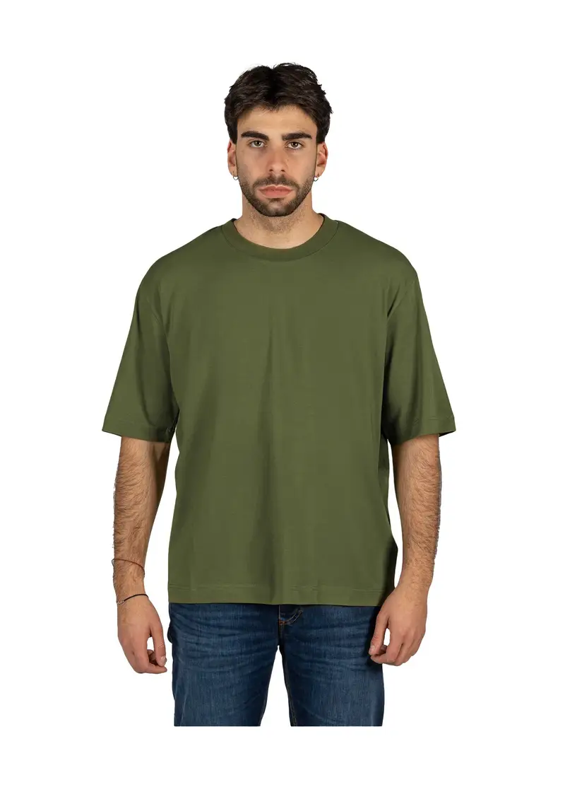 Alpha Studio T-shirt Uomo Verde 925649 miniatura 2