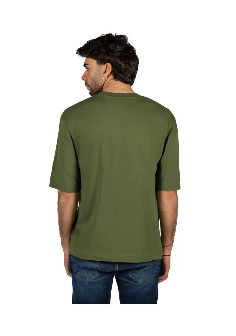 Alpha Studio T-shirt Uomo Verde 925649 miniatura 3