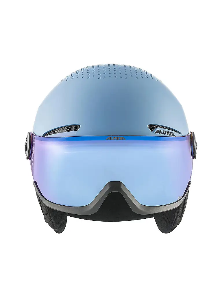Casco da sci per bambini Zupo Visor Q-Lite blu | 48-52CM