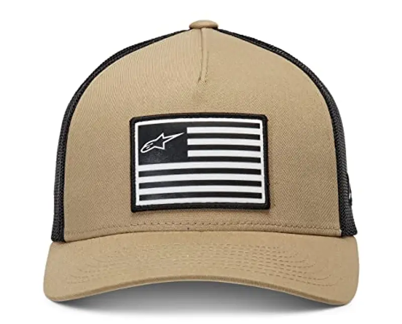 Alpinestars Flag Snapback Trucker Hat Cappellino da Baseball Uomo con Chiusura a Scatto sul Retro Taglia Unica miniatura 2
