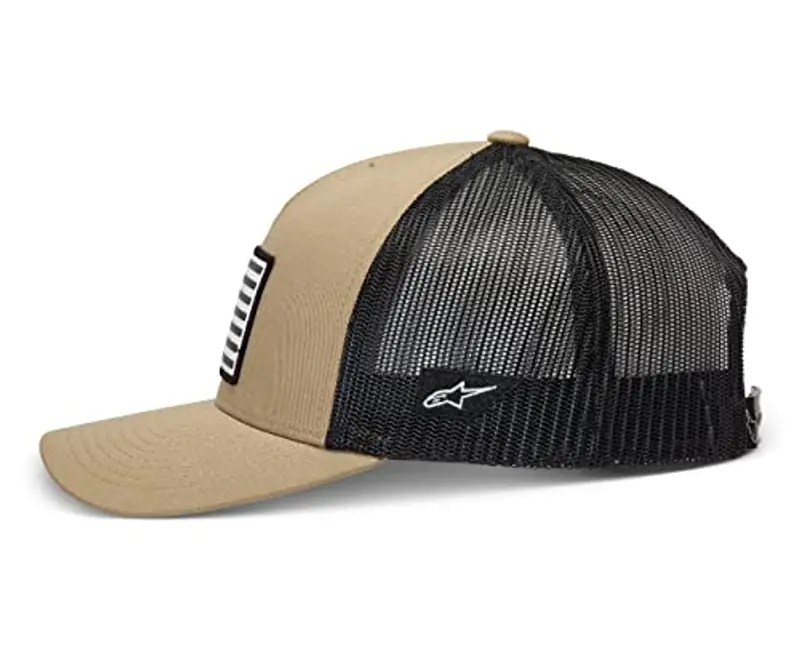 Alpinestars Flag Snapback Trucker Hat Cappellino da Baseball Uomo con Chiusura a Scatto sul Retro Taglia Unica miniatura 3