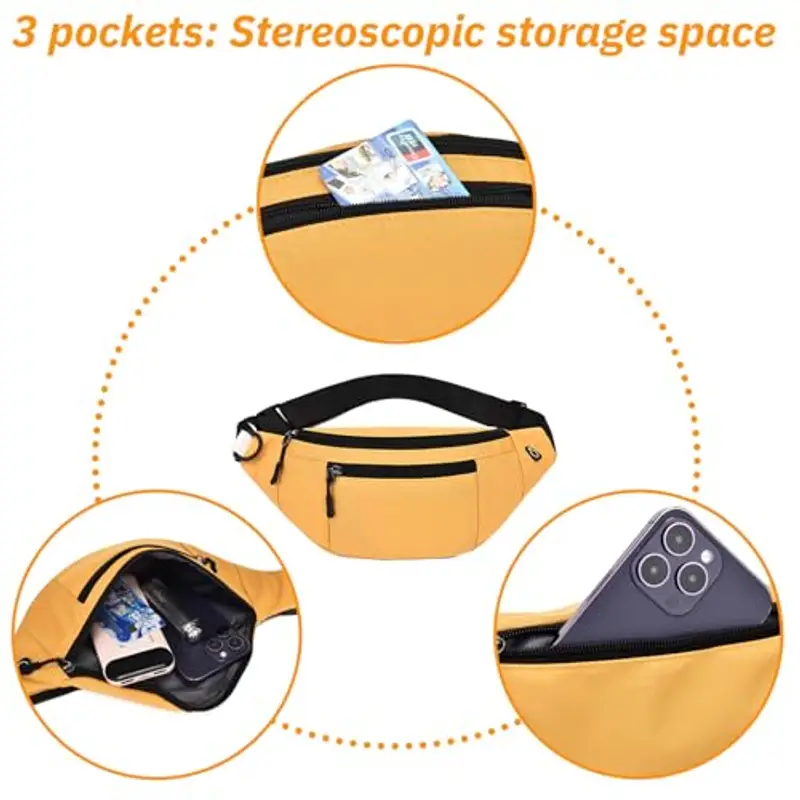 Alpseek Moda Esterna Versatile Impermeabile Sacchetto Del Petto Bum Bag Cinghia Regolabile Sacchetto Della Cintura per miniatura 2