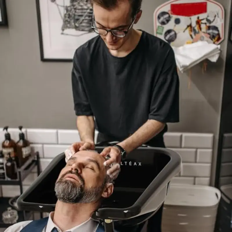 Altéax Lavatesta Portatile Per Parrucchieri, Regolabile in Altezza e Inclinazione – Dal Design Ergonomico può Essere Utilizzato Come Lavatesta per Disabili - Lavatesta Parrucchiera Professionali miniatura 2