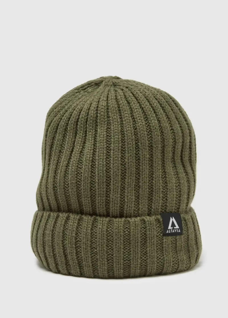 Berretto Rib Altavia With Deborah Compagnoni, Unisex, Verde miniatura 3