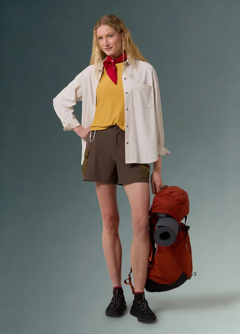 Camicia Travel Altavia With Deborah Compagnoni, Donna, Bianco miniatura 2