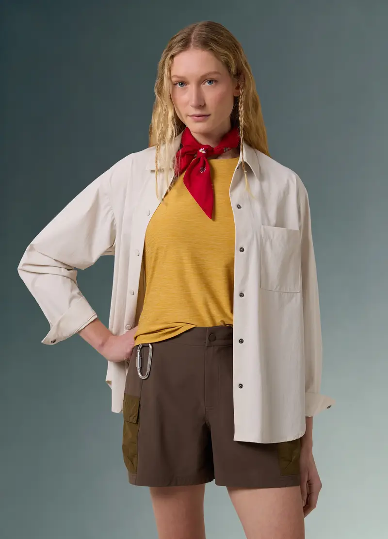 Camicia Travel Altavia With Deborah Compagnoni, Donna, Bianco