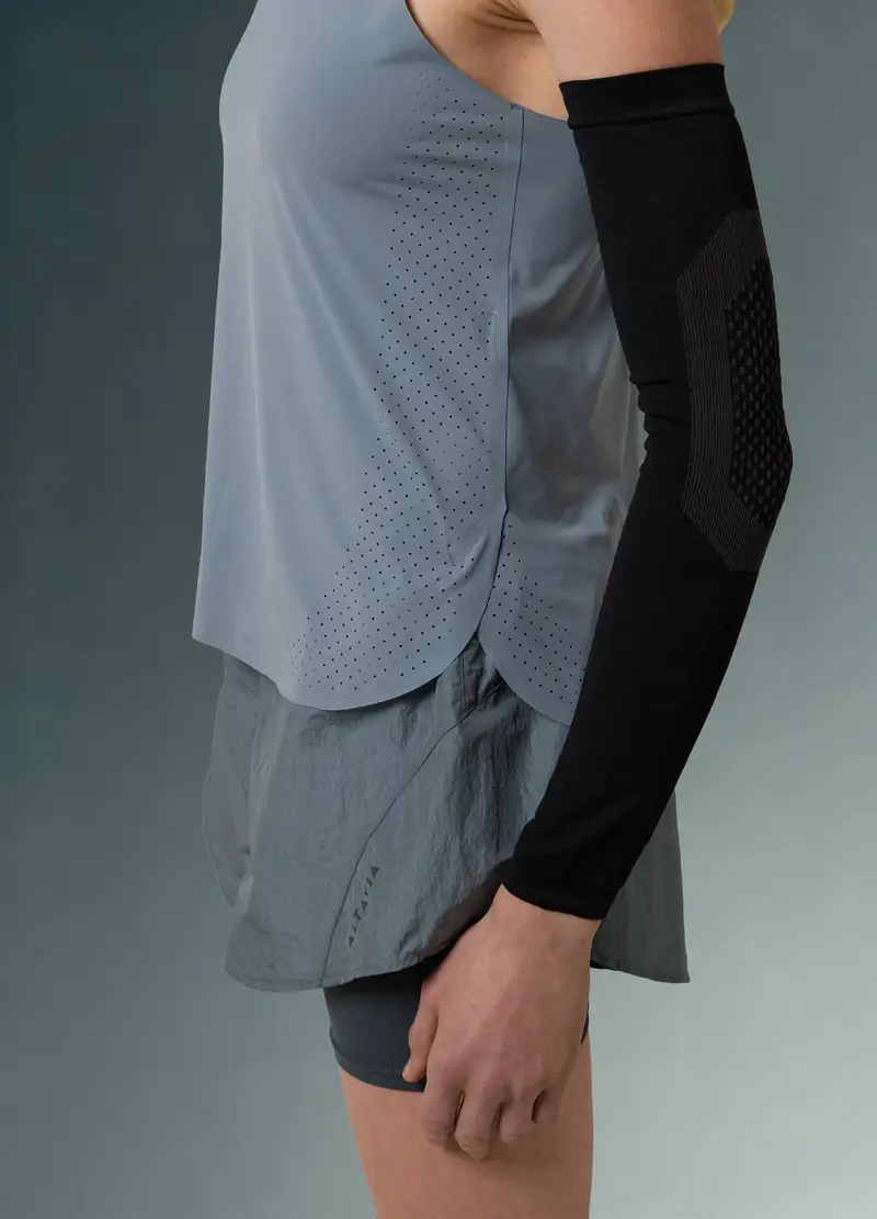 Canotta Tecnica Con Inserti Laserati Altavia With Deborah Compagnoni, Donna, Verde