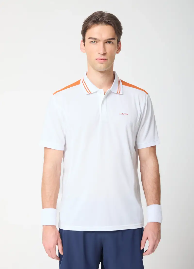 ALTAVIA COURT Polo Uomo Bianco 4350018 miniatura 2