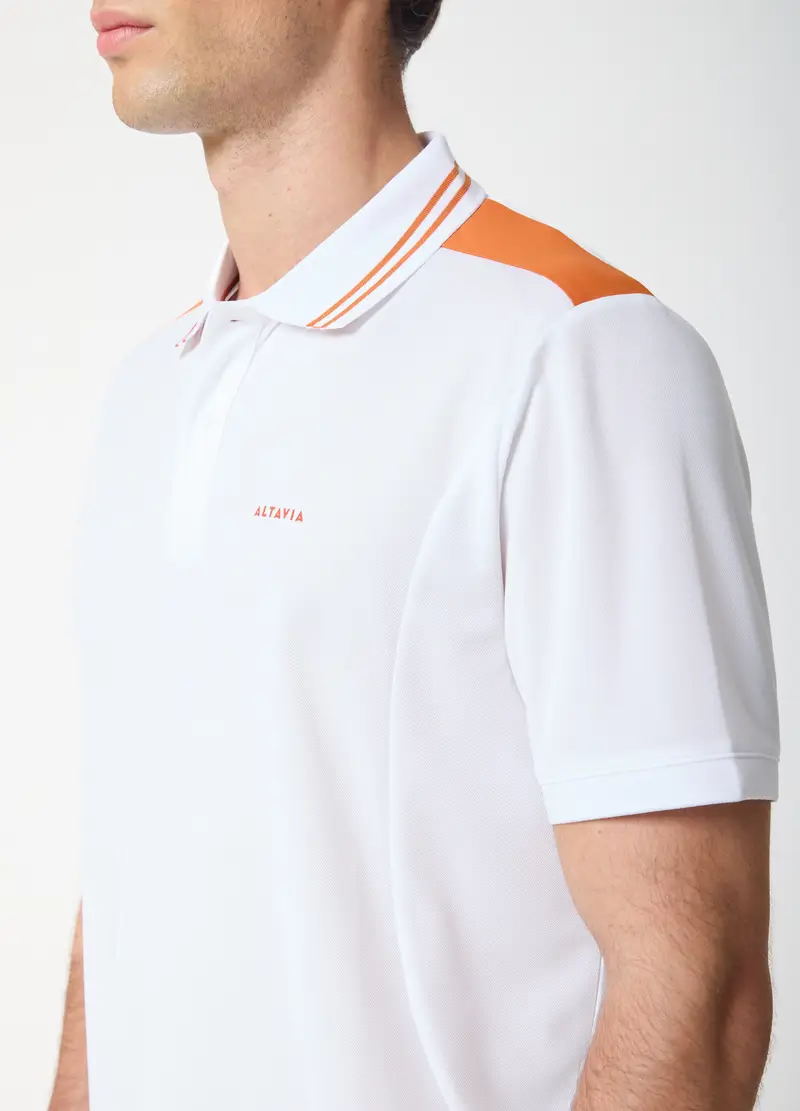 ALTAVIA COURT Polo Uomo Bianco 4350018 miniatura 3
