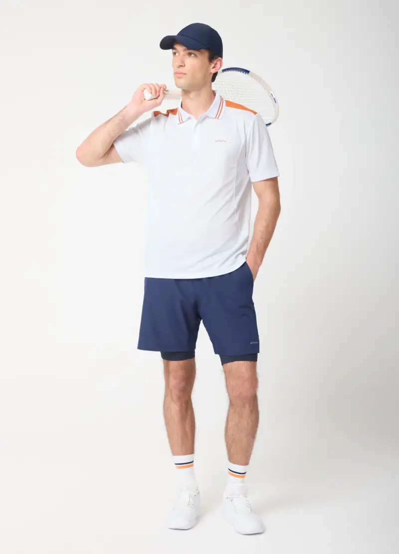 Polo Piquet A Manica Corta Altavia Court, Uomo, Bianco