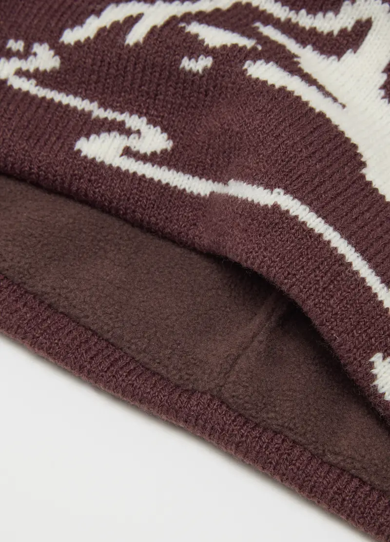 Fascia Jacquard Con Motivo Grafico A Contrasto Altavia With Deborah Compagnoni, Donna, Viola miniatura 2