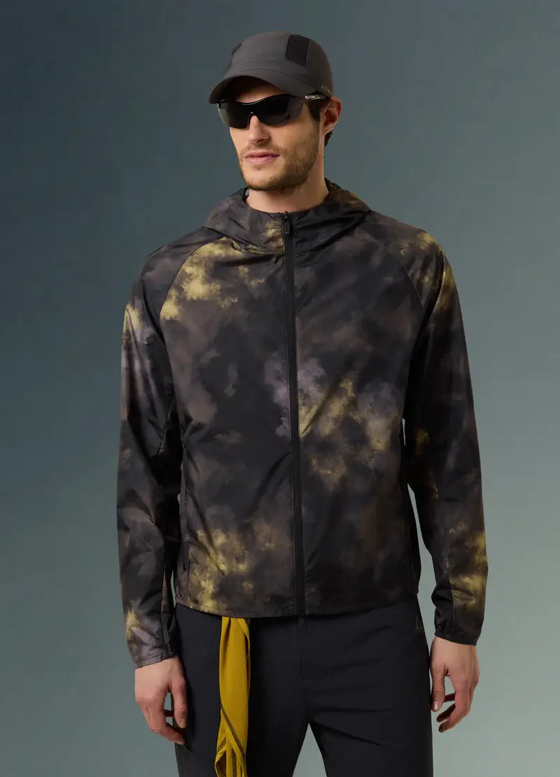 Giacca Antivento Effetto Tie Dye Altavia With Deborah Compagnoni, Uomo, Multicolor