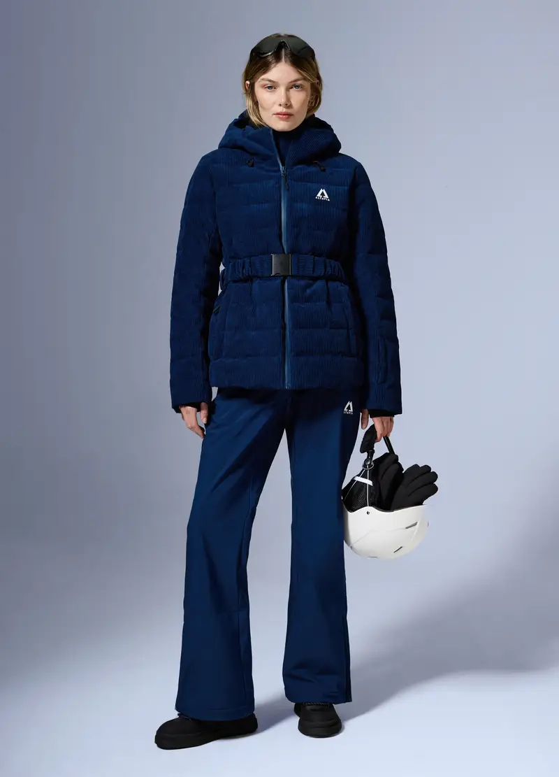 Giacca Da Sci In Velluto Altavia With Deborah Compagnoni, Donna, Blu