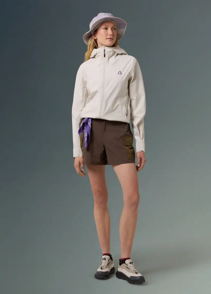 Giacca Guscio Antipioggia Altavia With Deborah Compagnoni, Donna, Bianco miniatura 2