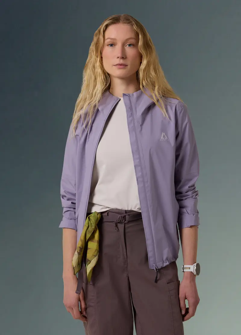 Giacca Guscio Antipioggia Altavia With Deborah Compagnoni, Donna, Viola miniatura 3
