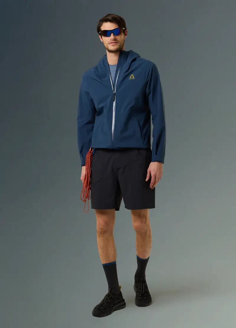 Giacca Guscio Antipioggia Altavia With Deborah Compagnoni, Uomo, Blu miniatura 2