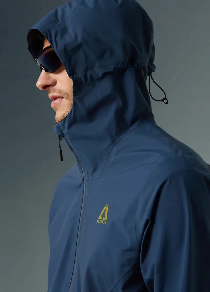 Giacca Guscio Antipioggia Altavia With Deborah Compagnoni, Uomo, Blu