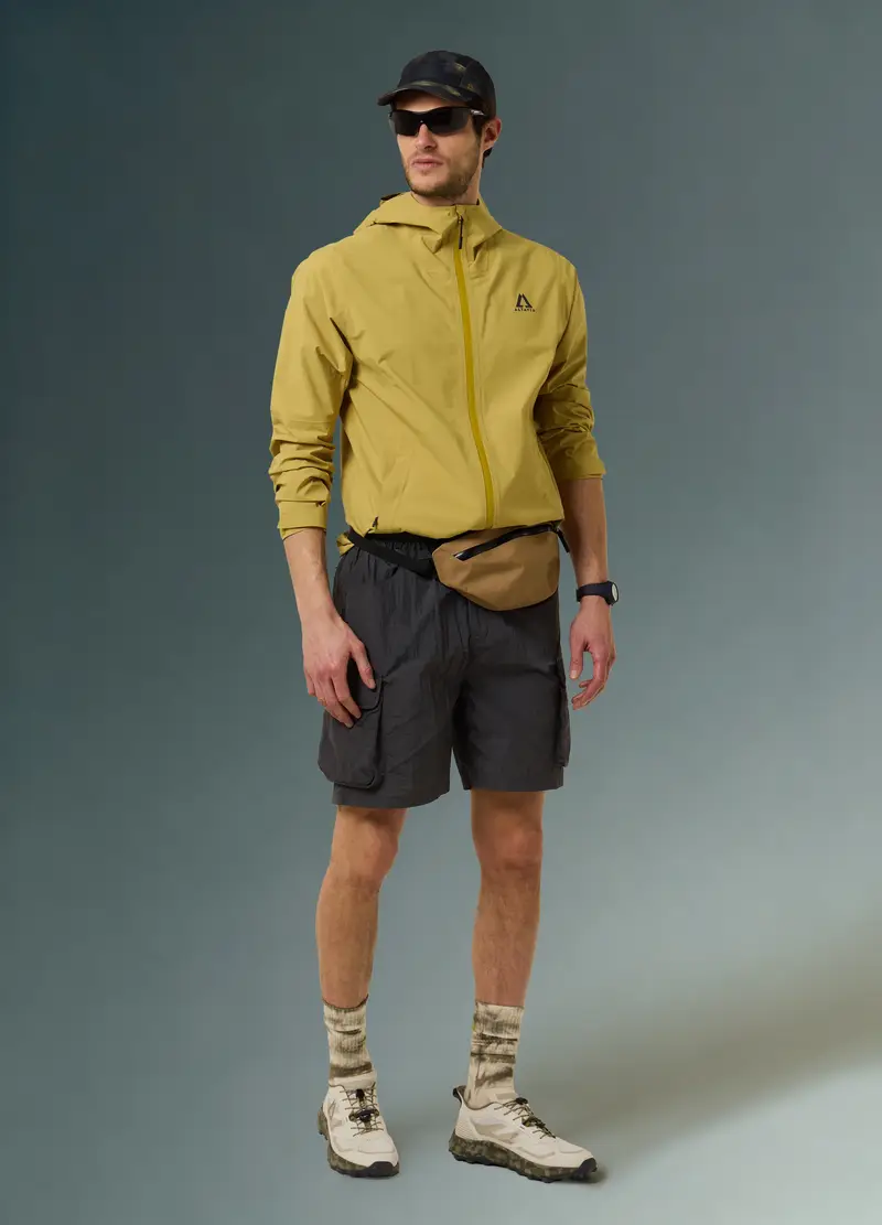 Giacca Guscio Antipioggia Altavia With Deborah Compagnoni, Uomo, Giallo miniatura 2