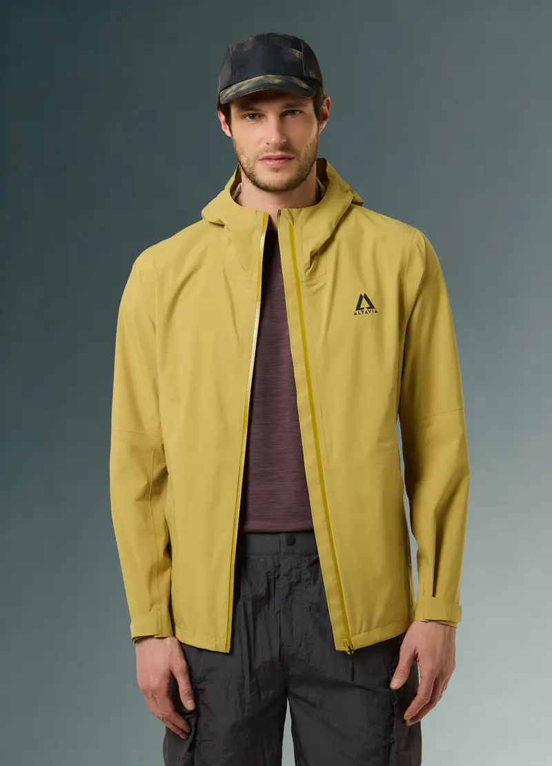 Giacca Guscio Antipioggia Altavia With Deborah Compagnoni, Uomo, Giallo miniatura 3