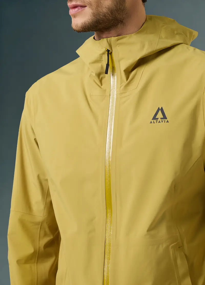 Giacca Guscio Antipioggia Altavia With Deborah Compagnoni, Uomo, Giallo
