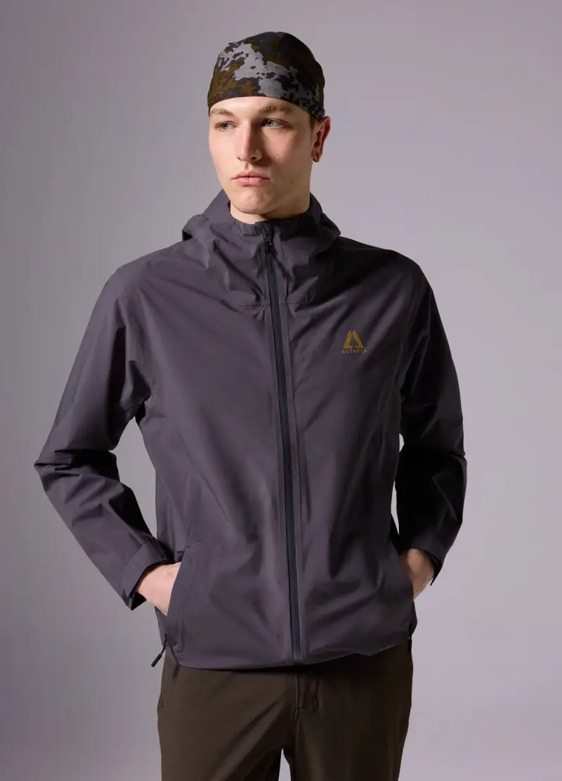 Giacca Guscio Antipioggia Altavia With Deborah Compagnoni, Uomo, Grigio miniatura 2